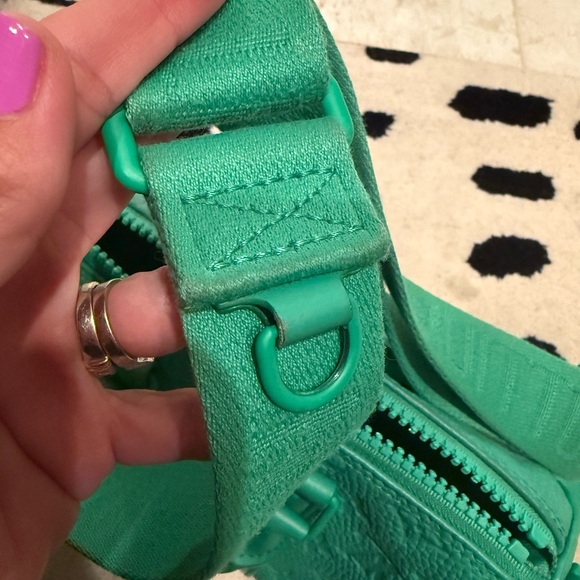 Keepall Bandouliere Bag Monogram Taurillon Leather 25 green rare AUTH ex cond - Picture 11 of 15